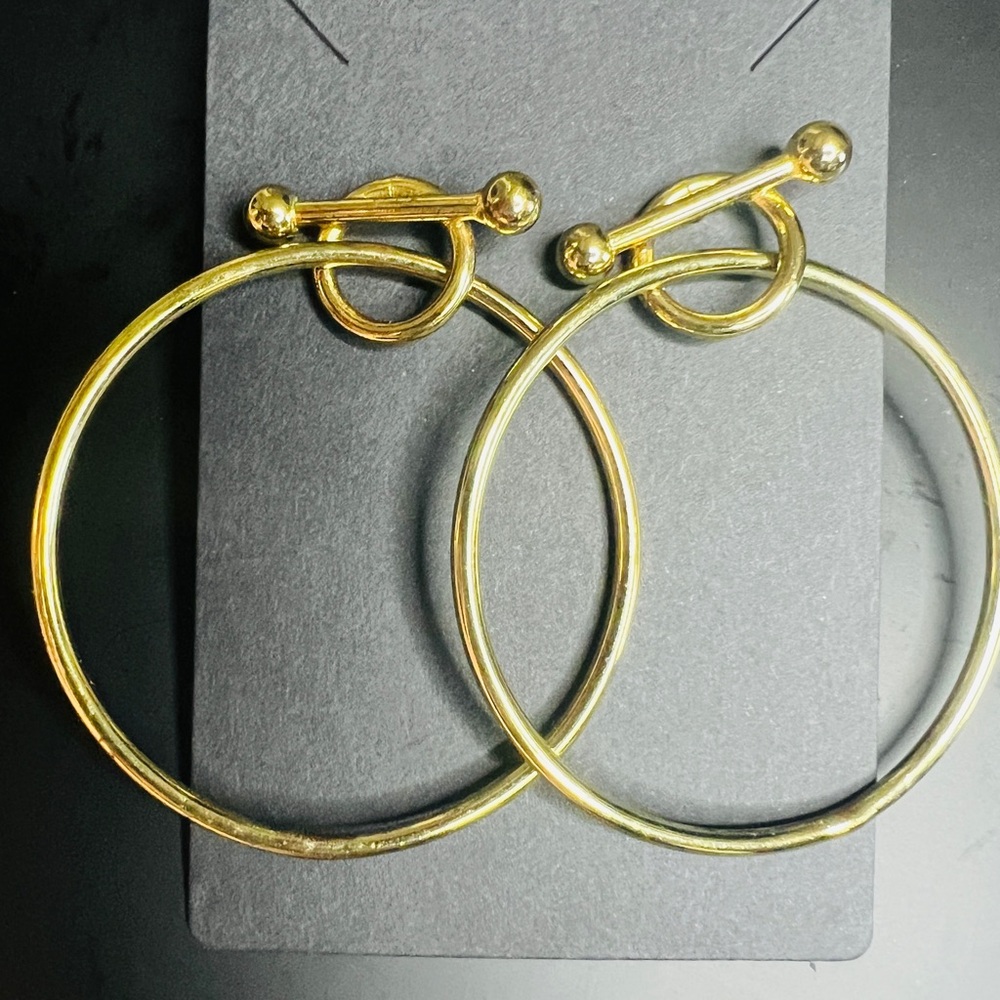 Uncommon James Gold Hoop Earrings